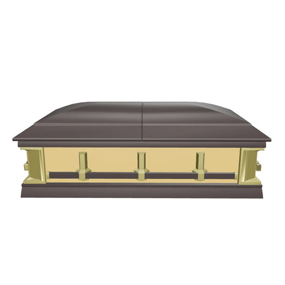 Golden Modern Casket